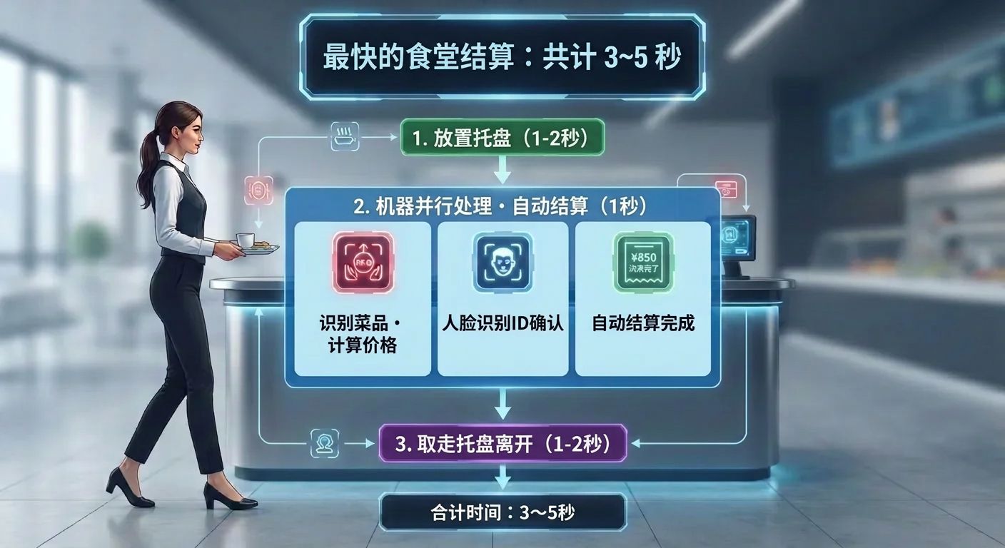 我司解决方案的3步骤高速结算