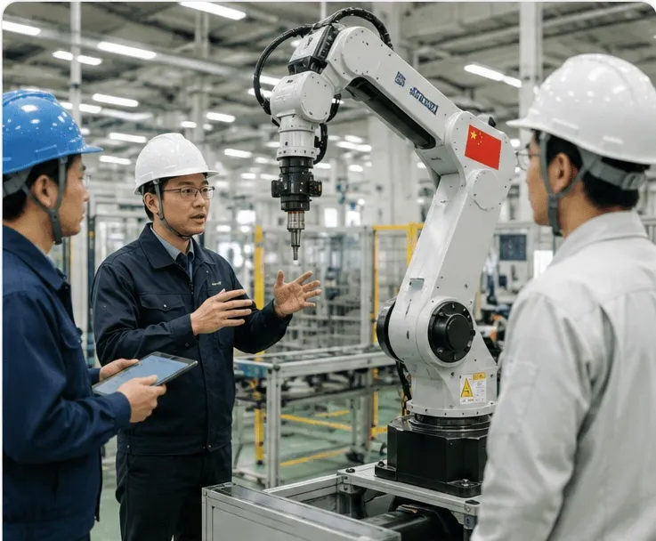 中国ロボットメーカーの日本工場導入支援